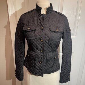 Tory Burch Black Quilted Jacket Size 0